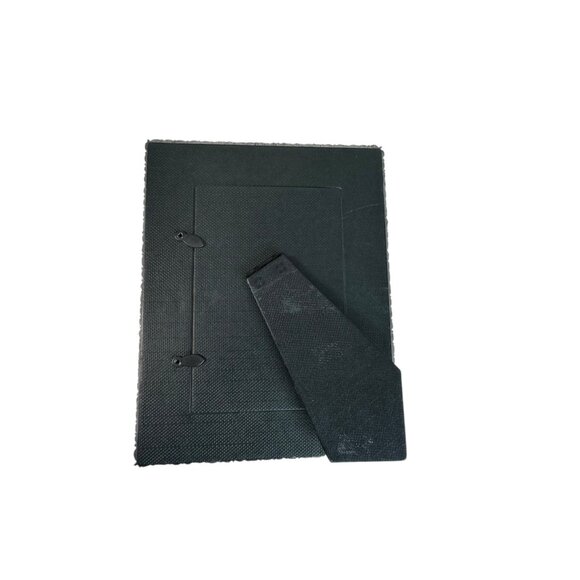 Vintage Ornate Silver Jeweled Picture Frame Multicolor cabochon stones southwest - Picture 3 of 4